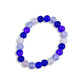 Ocean Blue Glass Bead Bracelet